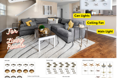 LIVING ROOMS: Living Rooms tend to have multi-switch panels, Correct Switch helps you easily switch between main lights, recessed lights, ceiling fans and even light switches for adjacent rooms.