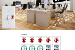 Reinforce Proper Office Power Use with Clear Reminder Labels