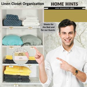 guest friendly home - label guest linen
